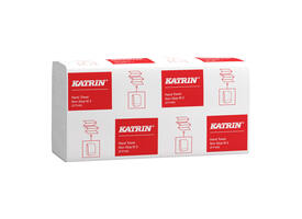 Handdoek Katrin z-vouw 2-laags 203x240mm 25x160 vel wit 61617