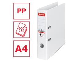 Ordner Esselte No.1 72mm PP 30% gerecycled folie Multipack wit 5 stuks
