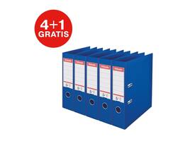 Ordner Esselte No.1 72mm PP 30% gerecycled folie Multipack blauw 5 stuks