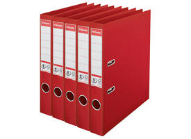 Ordner Esselte No 1 Power PP 50 mm rood 5 stuks