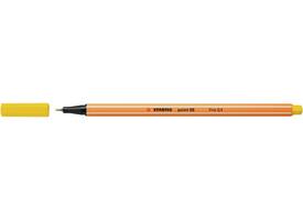 Fineliner STABILO point 88/24 fijn citroengeel