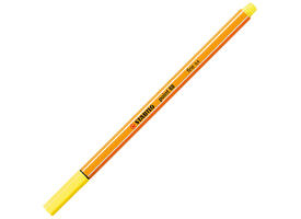 Fineliner STABILO point 88/24 fijn citroengeel