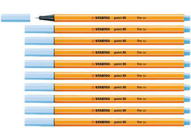 Fineliner STABILO point 88/11 fijn ijsblauw