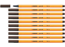 Fineliner STABILO point 88/65 fijn amber