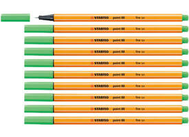 Fineliner STABILO point 88/16 fijn licht smaragdgroen