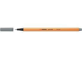 Fineliner STABILO point 88/95 fijn middelkoud grijs