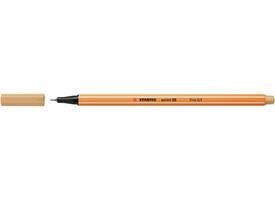 Fineliner STABILO point 88/88 fijn licht oker