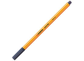 Fineliner STABILO point 88/98 fijn payne's grijs