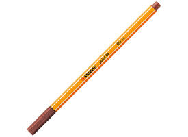 Fineliner STABILO point 88/75 fijn sienna