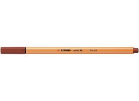 Fineliner STABILO point 88/75 fijn sienna