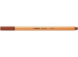 Fineliner STABILO point 88/38 fijn krijtrood