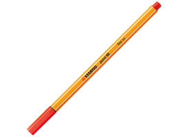 Fineliner STABILO point 88/48 fijn lichtrood