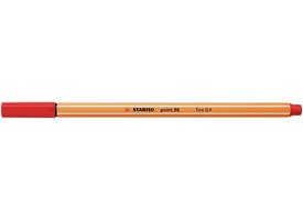 Fineliner STABILO point 88/48 fijn lichtrood