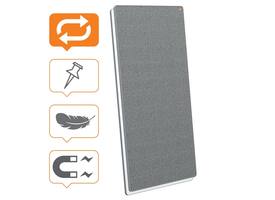 Draagbaar whiteboard en memobord Nobo Move & Meet 1800x900mm