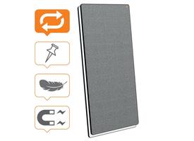 Draagbaar whiteboard en memobord Nobo Move & Meet 90x180cm