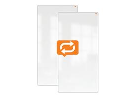 Whiteboard Nobo Move & Meet 90x180cm grijs