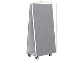 White- en Memobord systeem Nobo Move & Meet 90x180cm