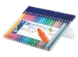 Kleurstift Staedtler 323 Triplus color à 20 kleuren