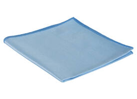 Glasdoek Cleaninq microvezel 40x40cm blauw 3 stuks