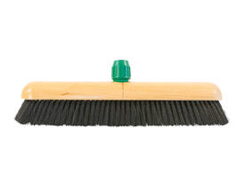 Zaalbezem Cleaninq gemengd haar met steelhouder 40cm