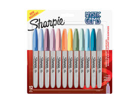 Viltstift Sharpie rond Mystic Gems assorti blister à 12 stuks