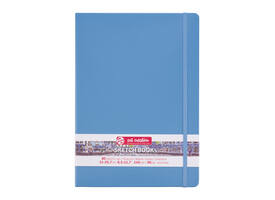 Schetsboek Talens Art Creation 80 witte vellen 140gr 210x300mm blauw