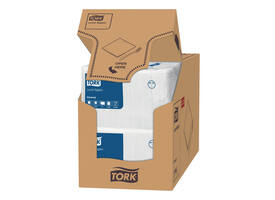 Lunchservet Tork Universal 1/4 vouw 1-laags 325x325mm 500 vel wit 509300