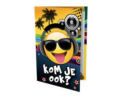 Uitnodiging Tropical DJ 17x14.2cm