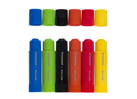 Verfstift Bruynzeel Kids assorti basis 6 stuks