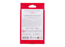 Verfstift Bruynzeel Kids assorti neon 6 stuks