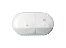 Toiletpapierdispenser Tork T9 Elevation SmartOne klein duo wit 682000