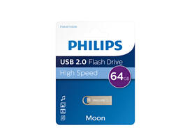 USB stick 2.0 Philips Moon USB-A 64GB zilver