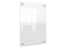Infobord Nobo Premium Plus A4 acryl wand verplaatsbaar