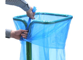 Zakhouder Vepa Bins zelfklemmend 400 liter groen