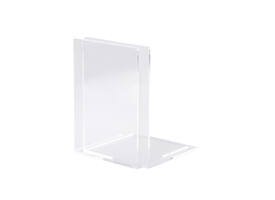 Boekensteun MAUL acryl 12x12x17cm set 2 glashelder