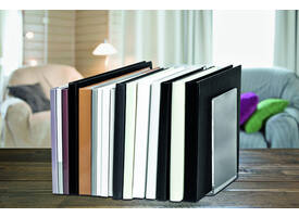 Boekensteun MAUL acryl 12x12x17cm set 2 glashelder