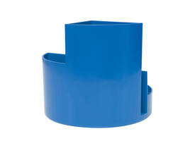 Pennenkoker MAUL roundbox Blauwe Engel recycled 6 vaks blauw