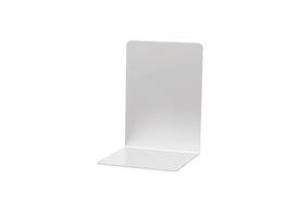 Boekensteun MAUL aluminium 16x15x21cm set 2 zilver