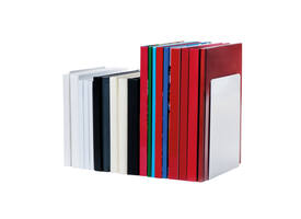 Boekensteun MAUL aluminium 16x15x21cm set 2 zilver