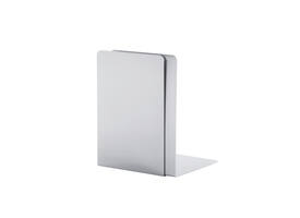 Boekensteun MAUL aluminium 12x12x17.5cm set 2 zilver
