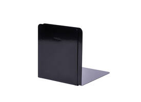 Boekensteun MAUL staal magnetisch 14x12x14cm set 2 zwart