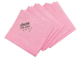 Microvezeldoeken Vileda Pro rood 5 stuks
