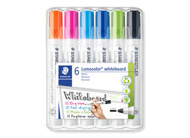 Whiteboardmarker Staedtler Lumocolor 351 set à 6 stuks fun assorti