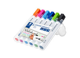 Whiteboardmarker Staedtler Lumocolor 351 set à 6 stuks fun assorti