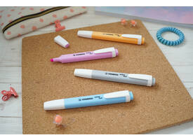 Markeerstift STABILO Swing cool 275/4 pastel assorti etui à 4 stuks