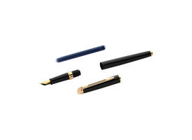 Vulpen Waterman Hémisphère black lacquer GT medium