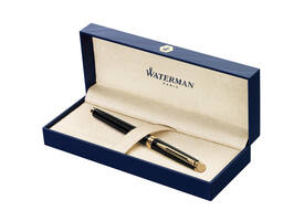 Rollerpen Waterman Hémisphère black lacquer GT fijn