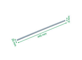 Mesgeleider voor rolsnijmachine Leitz Precision Office A4+ 2 stuks