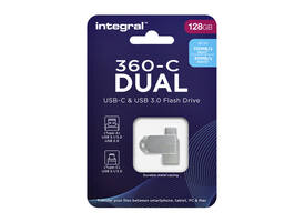 USB stick 3.0 Integral USB-360-C Dual USB-A 128GB