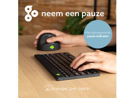 Toetsenbord R-Go Ergonomisch Compact Break QWERTY zwart